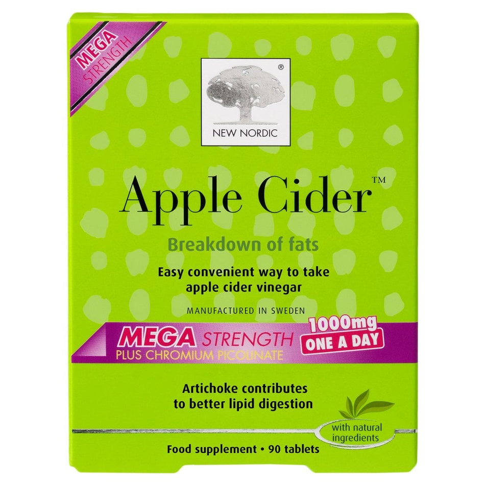 New Nordic Apple Cider Mega Strength 90 Tablets