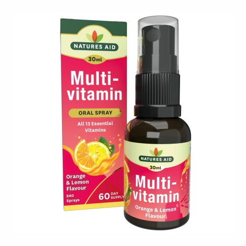 Natures Aid Multivitamin Oral Spray (Orange & Lemon Flavor) 30ml