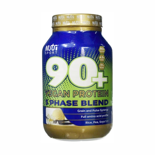 Nutrisport 90+ Protein Vegan Vanilla Flavored 908g