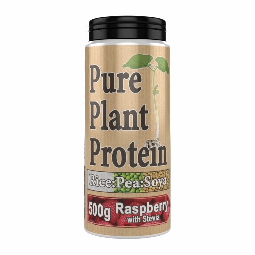 Nutrisport Pure Plant Raspberry 500g Protein Powder