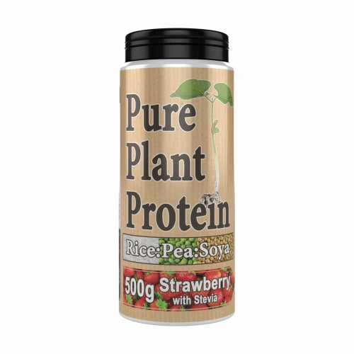Nutrisport Pure Plant Strawberry 500g Protein Powder