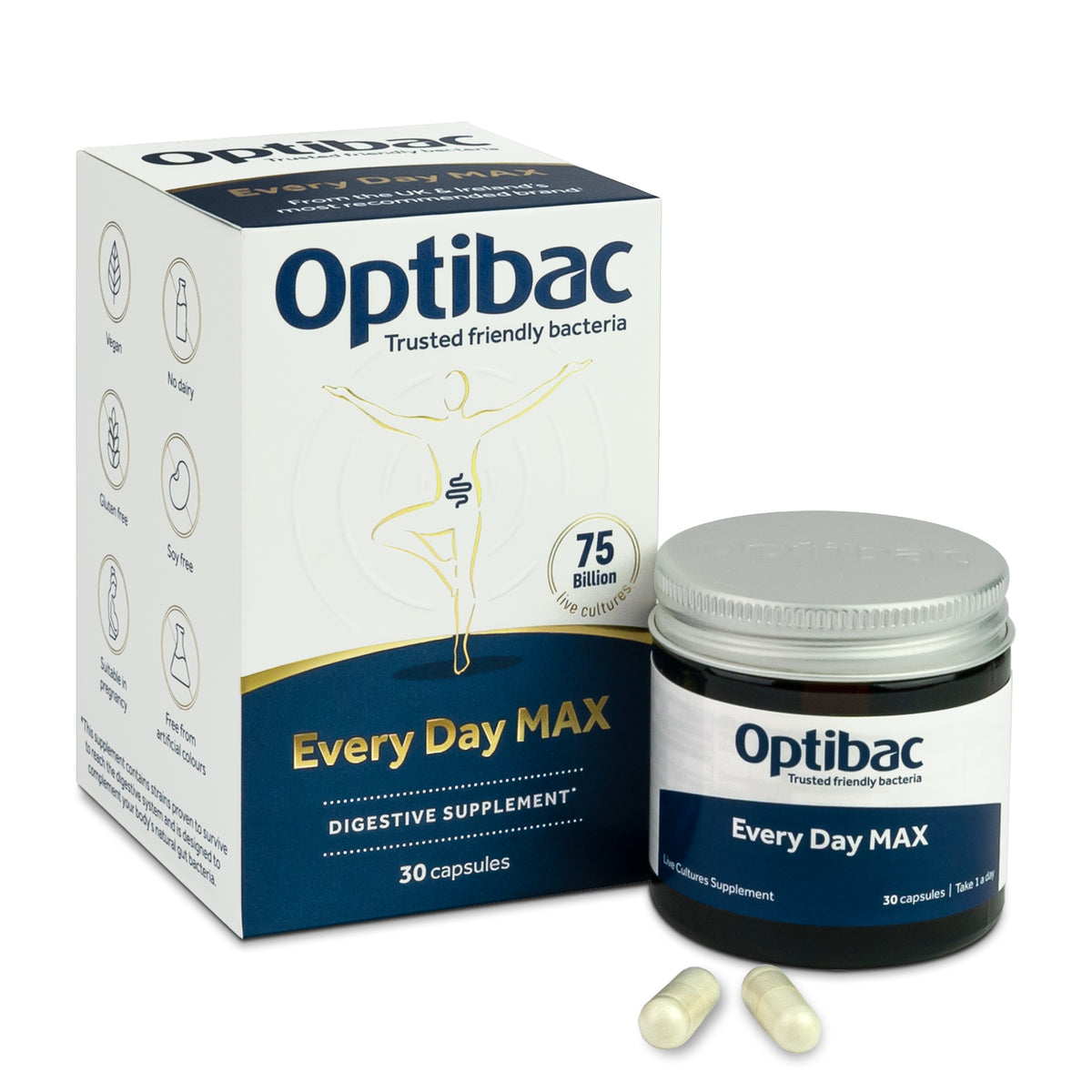 Optibac Everyday Optibac Every Day Max 30 capsules – MyNutricentre