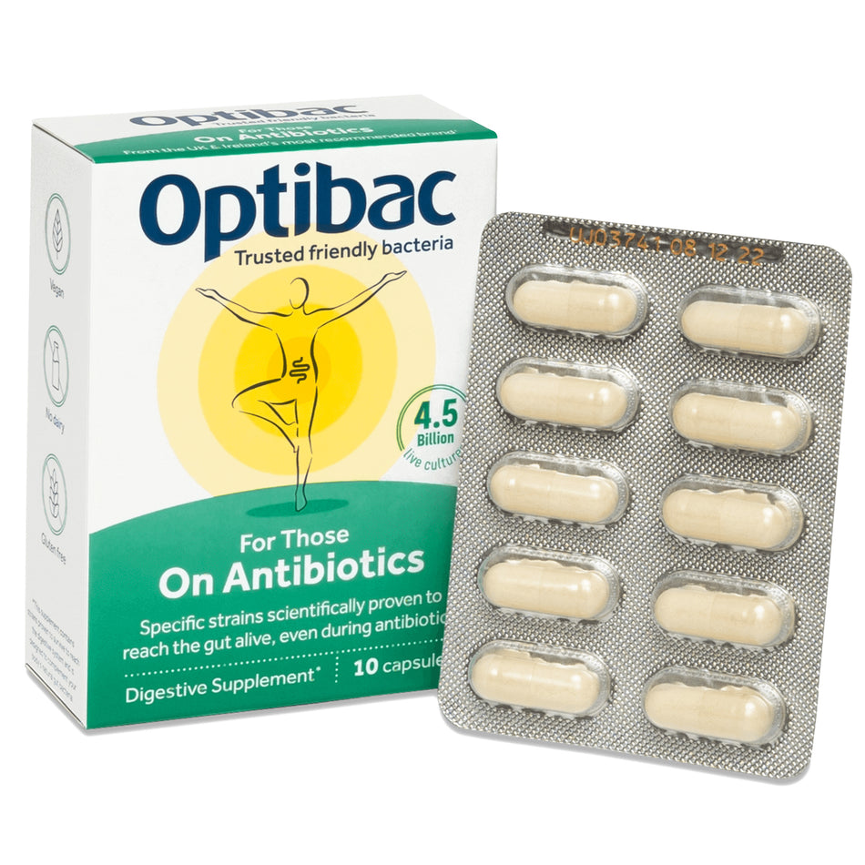 Optibac On Antibiotics 10 capsules