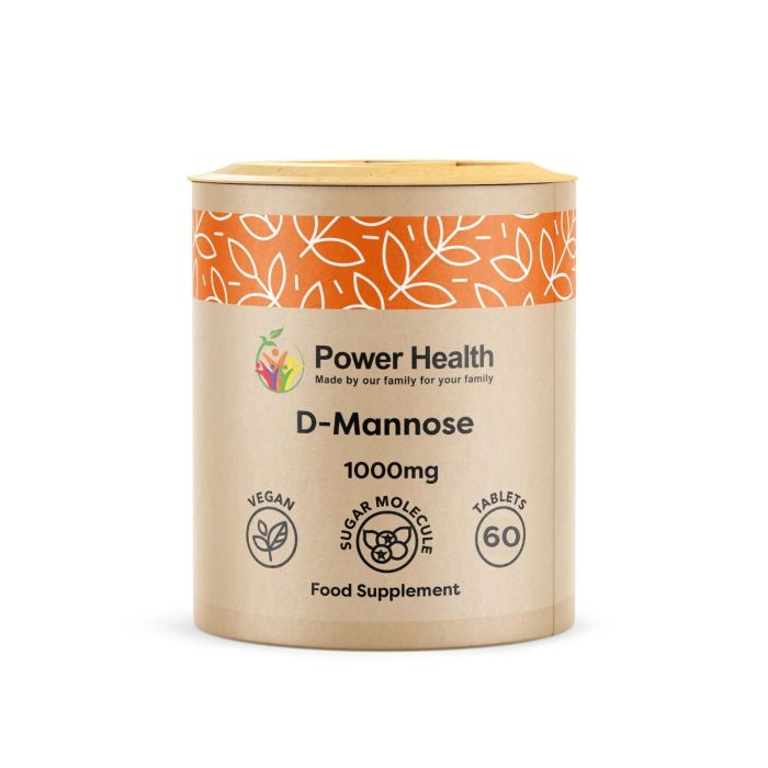 Power Health D-Mannose 1000mg 60 Tabs