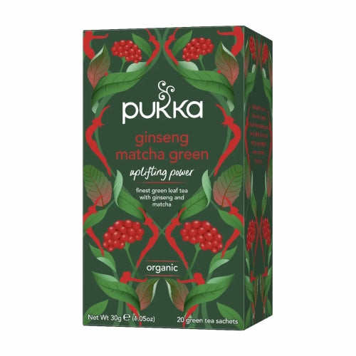 Pukka Ginseng Matcha Green 20 Tea Bags