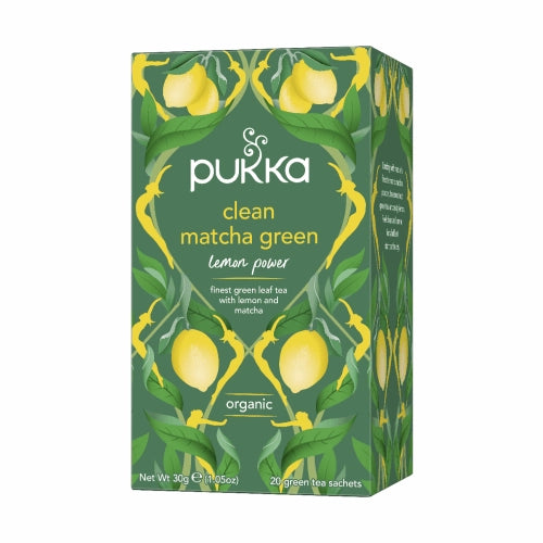 Pukka Organic Clean Matcha Green 20 Tea Bags