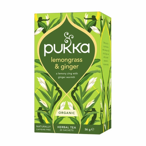 Pukka Organic Lemongrass Ginger 20 Tea Bags