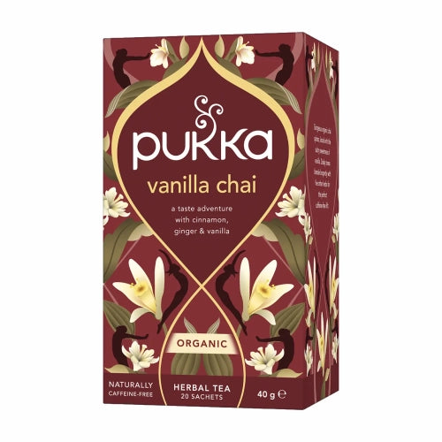 Pukka Organic Vanilla Chai 20 Tea Bags