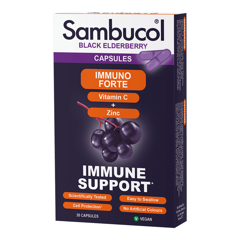 Sambucol Immuno Forte Capsules - 30 Caps