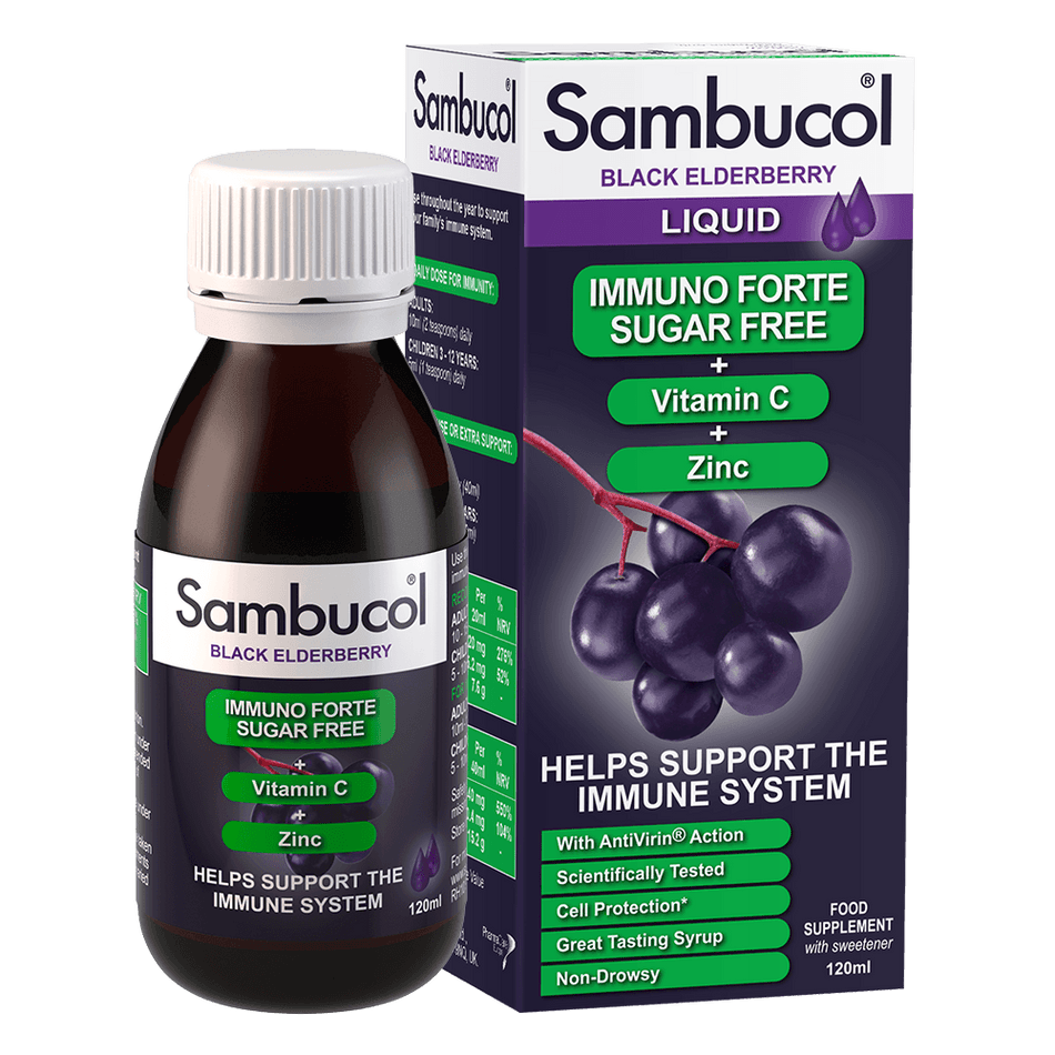 Sambucol Immuno Forte Sugar free 120 ml