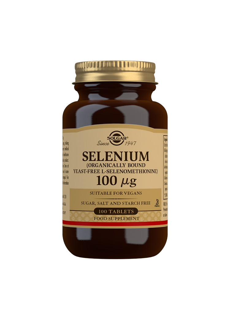 Solgar Selenium (Yeast-Free) 100ug 100 Tablets