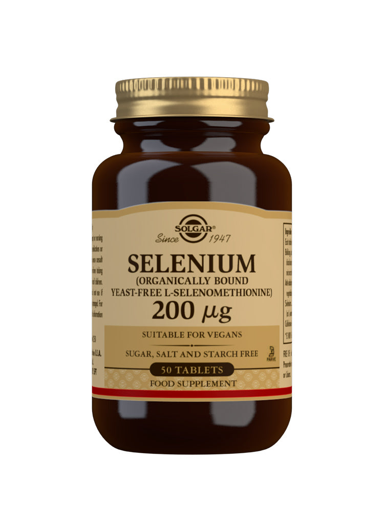 Solgar Selenium (Yeast-Free) 200ug 50 Tablets