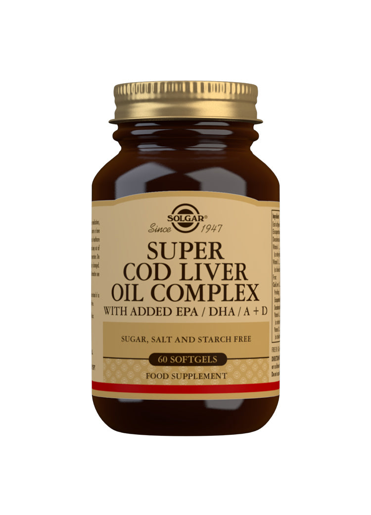 Solgar Super Cod Liver Oil Complex 60 Softgels