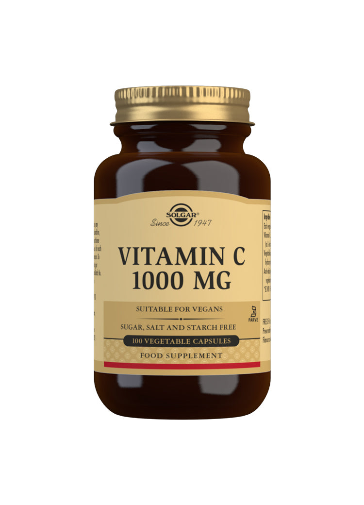 Solgar Vitamin C 1000mg 100 Vegetable Capsules