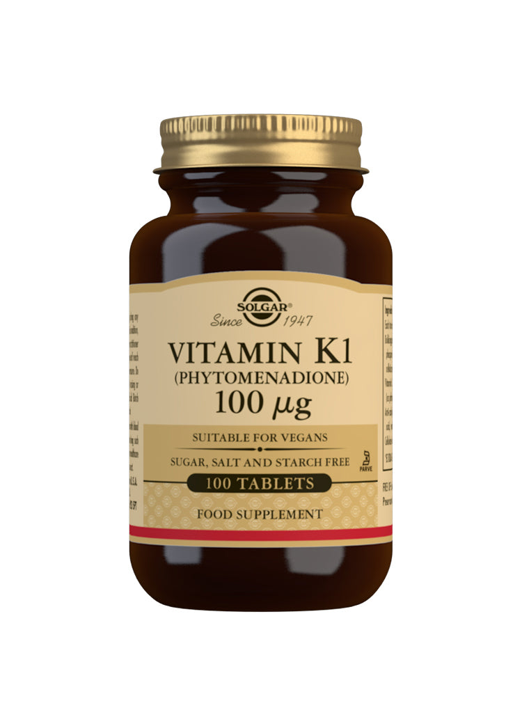 Solgar Vitamin K1 100g 100 Tablets
