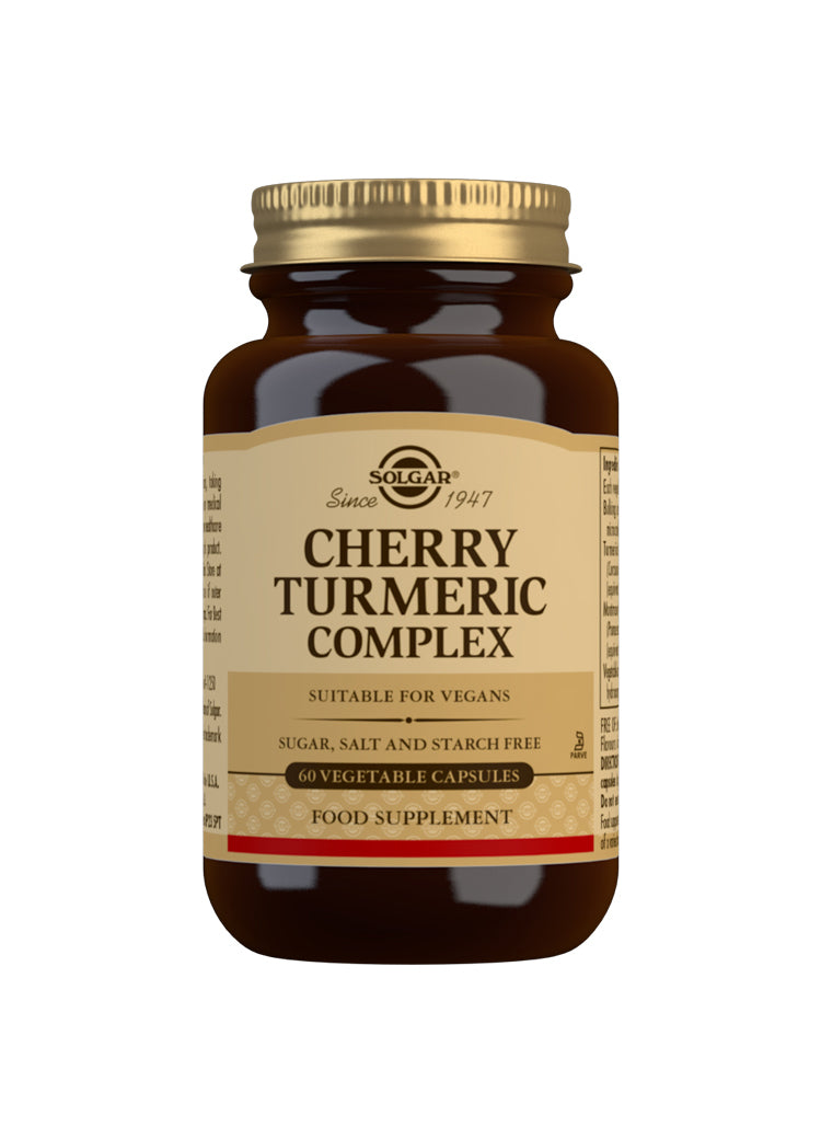 Solgar Cherry Turmeric Complex 60 Vegetable Capsules