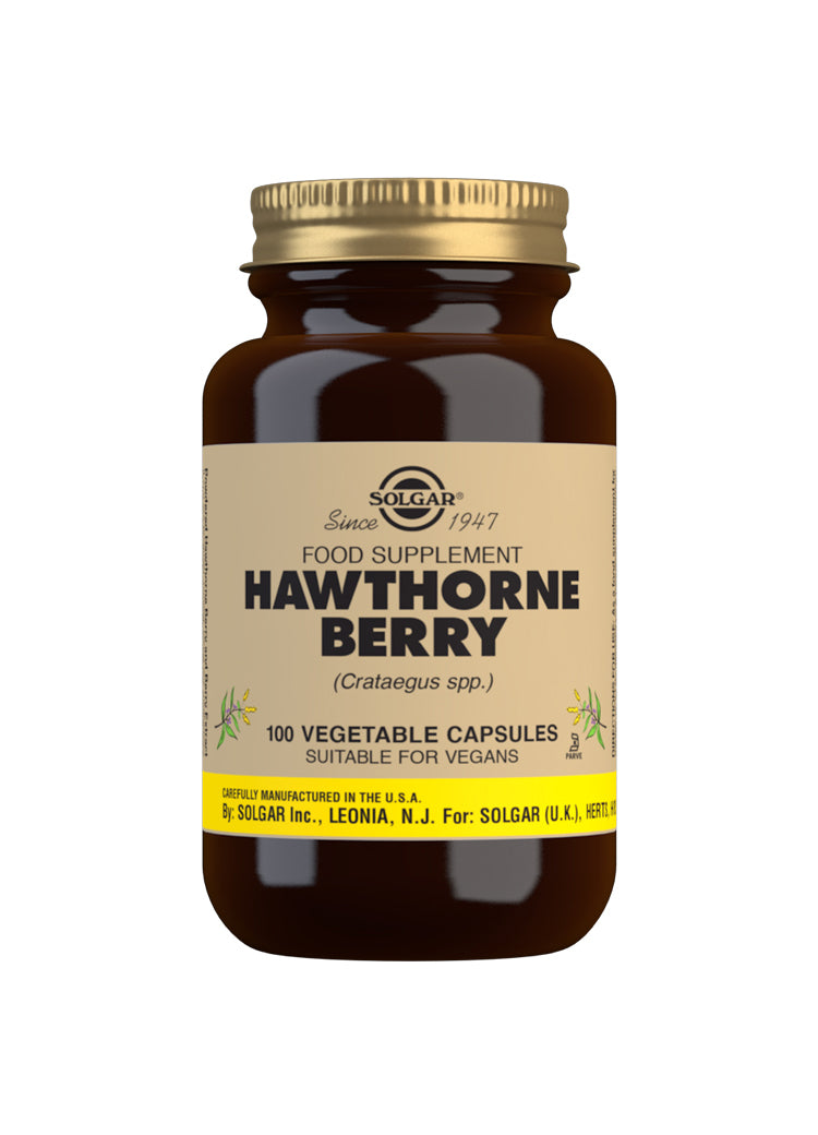 Solgar Hawthorne Berry 100 Vegetable Capsules