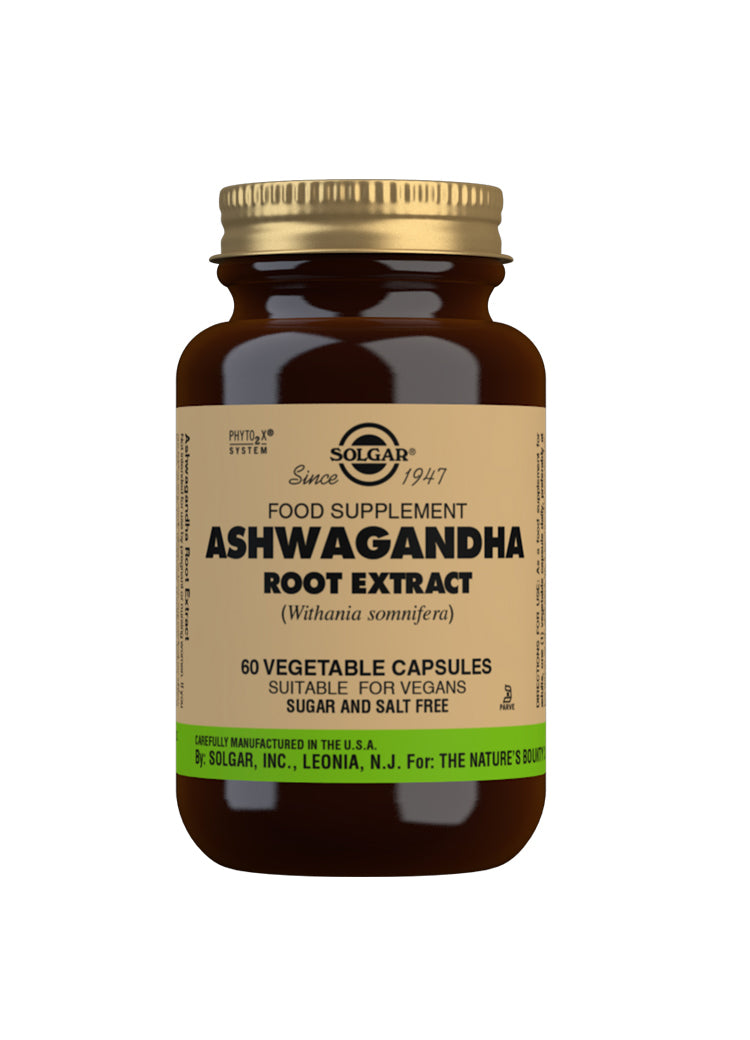 Solgar Ashwagandha Root Extract 60 Vegetable Capsules