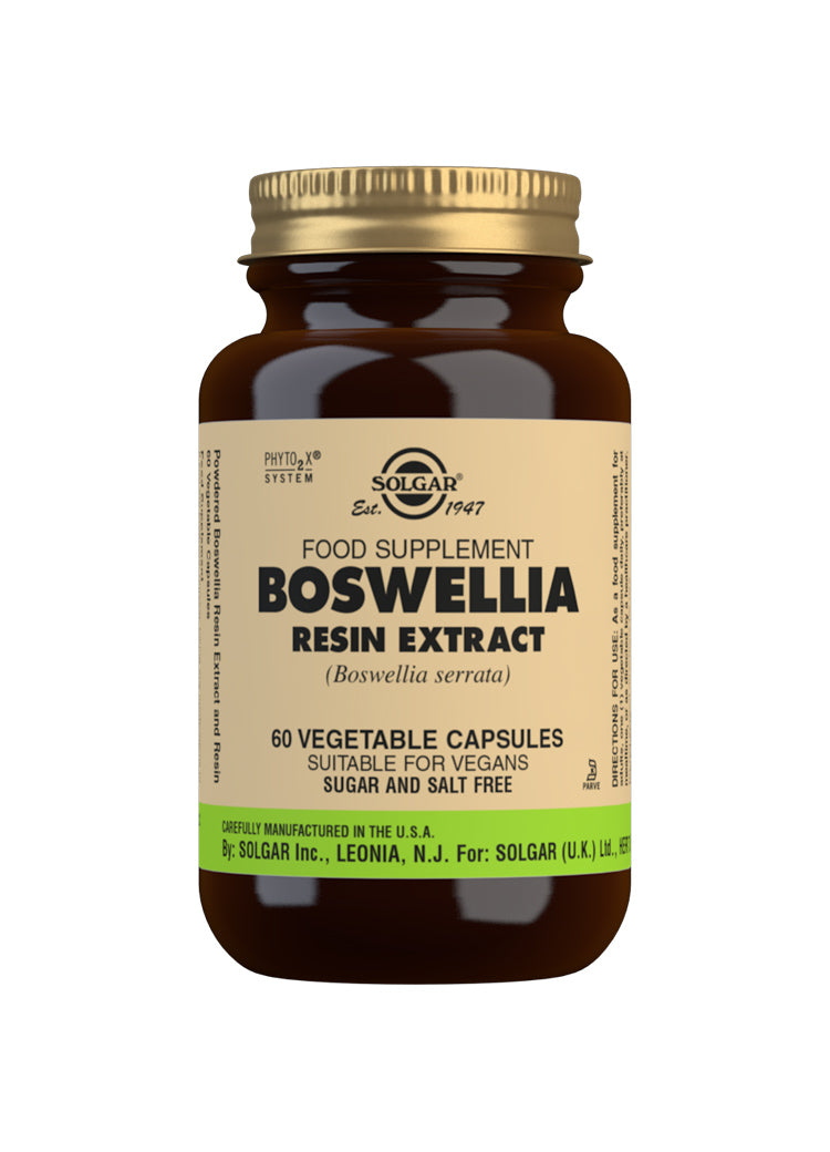 Solgar Boswellia Resin Extract 60 Vegetable Capsules