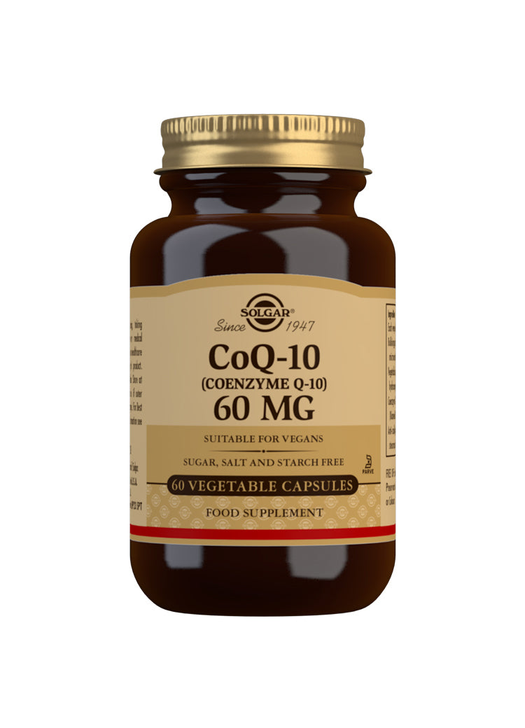 Solgar CoQ-10 (Coenzyme Q-10) 60 mg 60 Vegetable Capsules