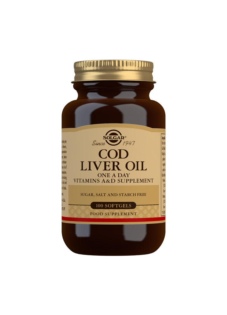 Solgar Cod Liver Oil 100 Softgels