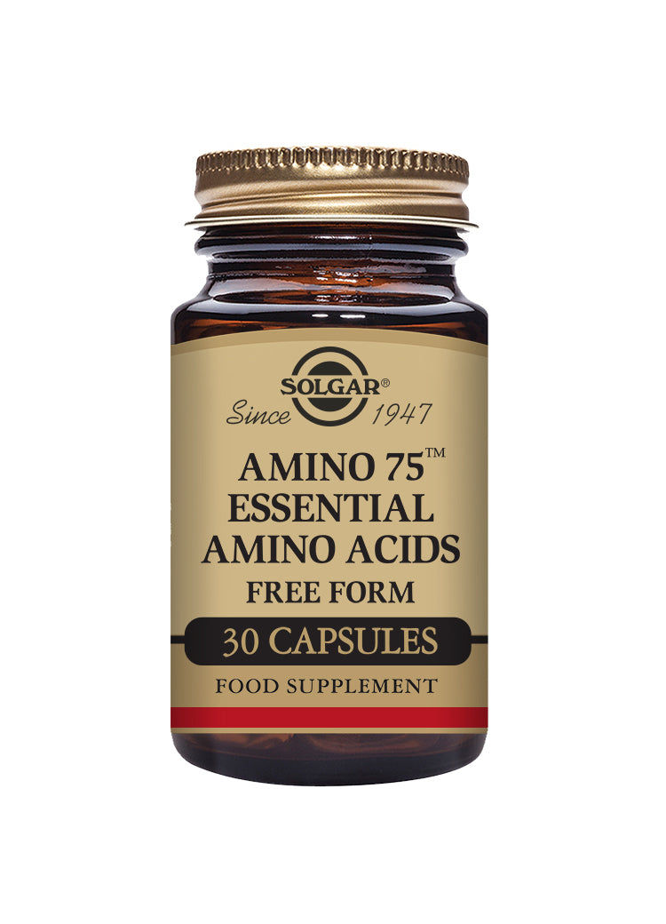 Solgar Amino 75 Essential Amino Acids 30 Vegetable Capsules