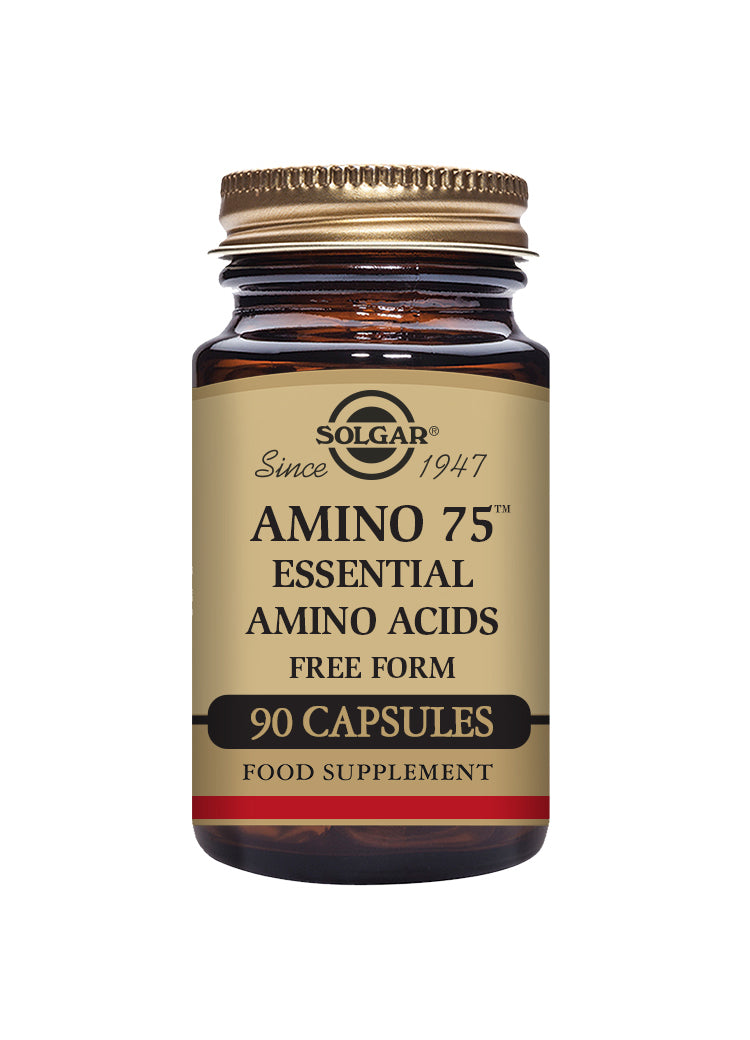 Solgar Amino 75 Essential Amino Acids 90 Vegetable Capsules