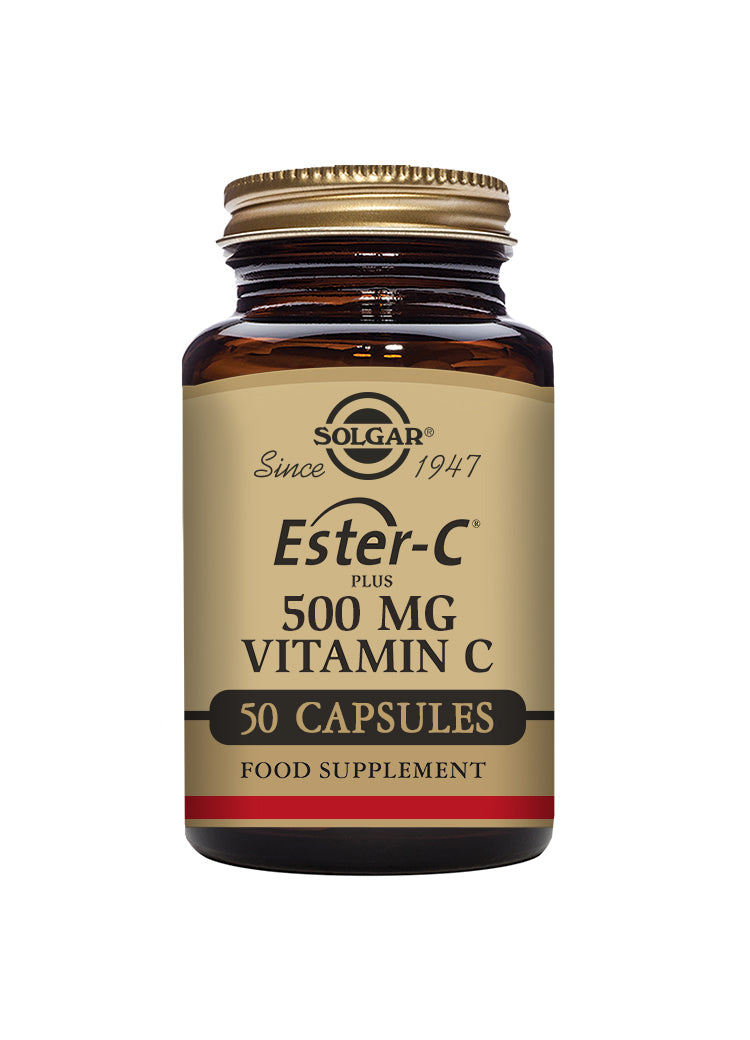 Solgar Ester-C Plus 500 mg Vitamin C 50 Vegetable Capsules