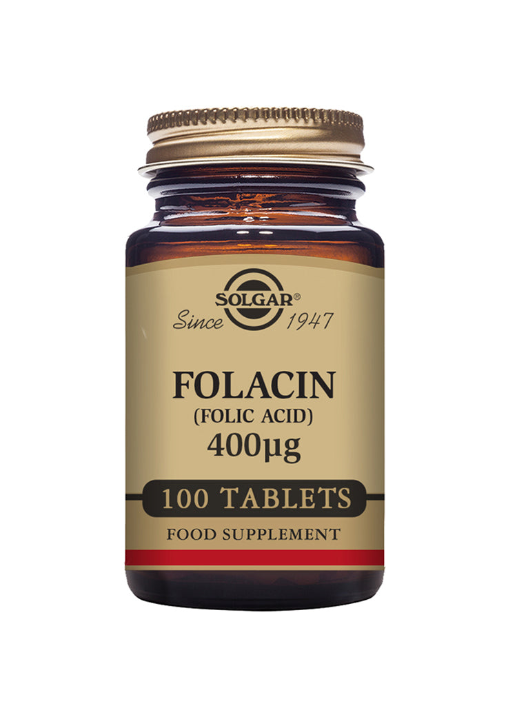 Solgar Folacin (Folic Acid) 400mg 100 Tablets