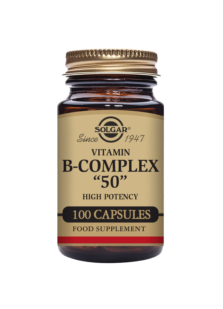 Solgar Vitamin B-Complex 50 100 Vegetable Capsules