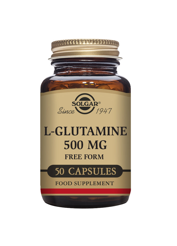 Solgar L-Glutamine 500mg 50 Vegetable Capsules