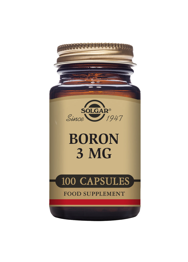 Solgar Boron 3mg 100 Vegetable Capsules