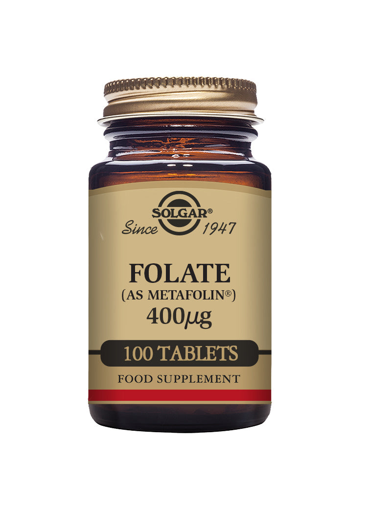 Solgar Folate (as Metafolate) 400mg 100 Tablets