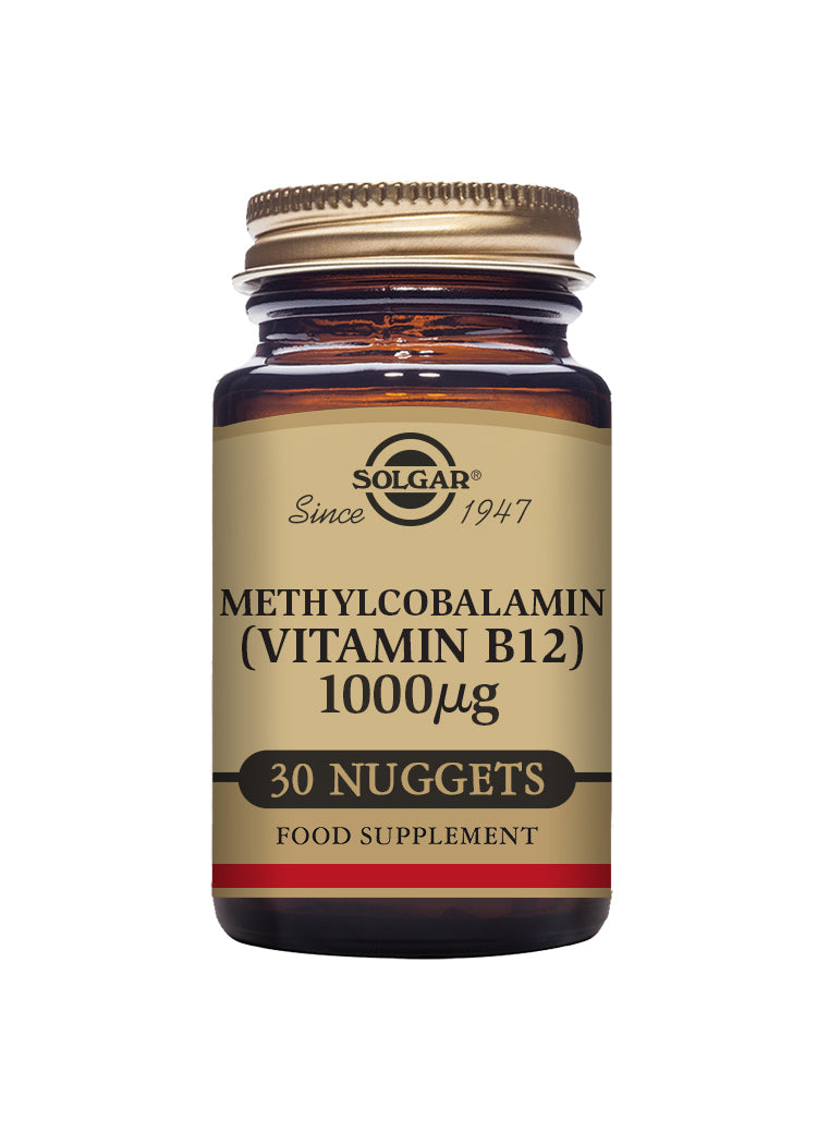 Solgar Methylcobalamin (Vitamin B12) 1000ug 30 Nuggets