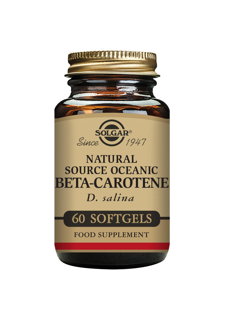 Solgar Natural Source Oceanic Beta-Carotene 60 Softgels
