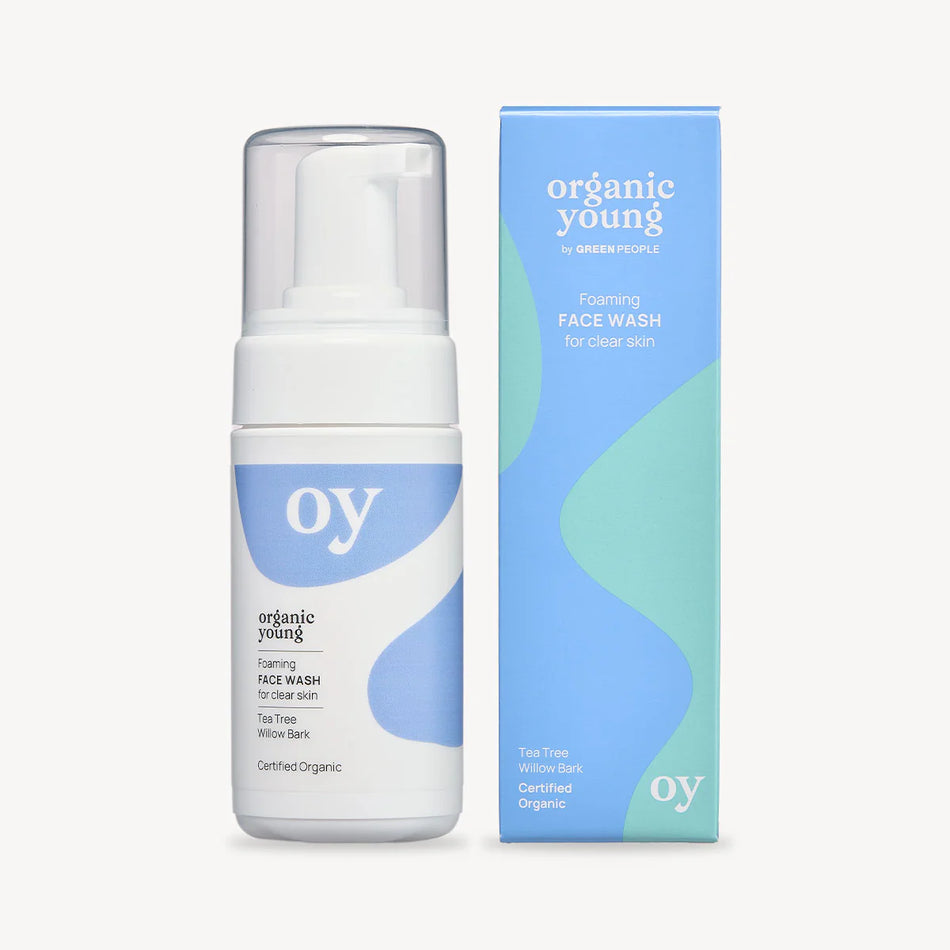 Green People Organic Young Foaming Face Wash 100ml for Clear Skin