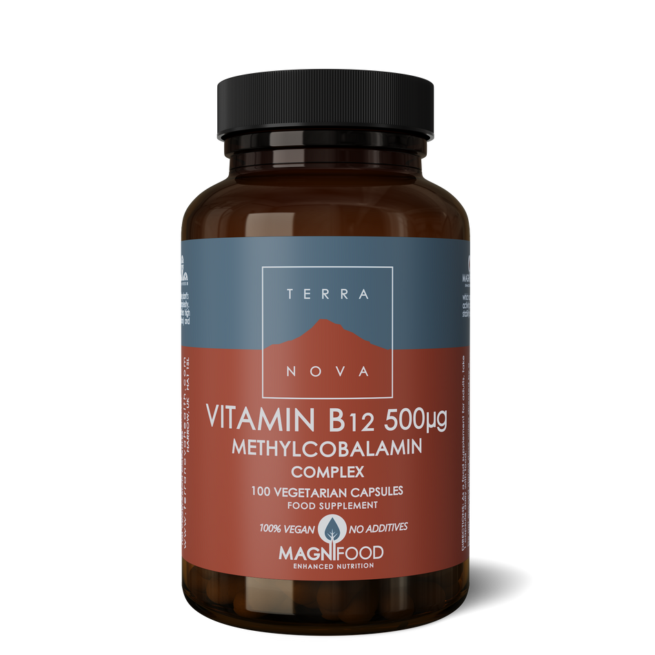 Terranova Vitamin B12 500ug Complex (Methylcobalamin) 100 Capsules