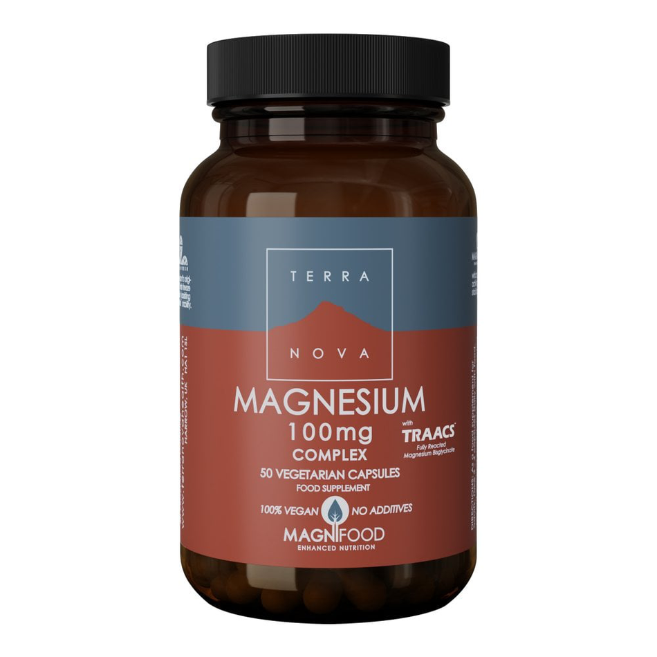 Terra Nova Magnesium 100mg Complex 50 Vegetarian Capsules