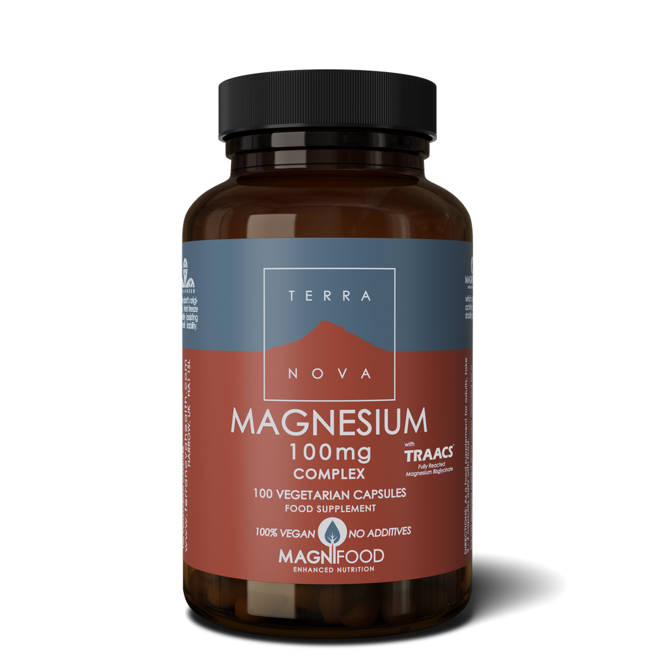 Terra Nova Magnesium 100mg Complex 100 Vegetarian Capsules