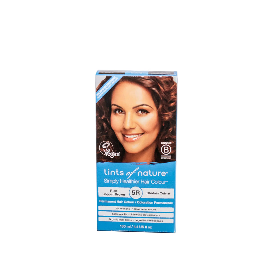 Tints of Nature Simply Healthier Hair Colour 5R Rich Copper Brown 130ml