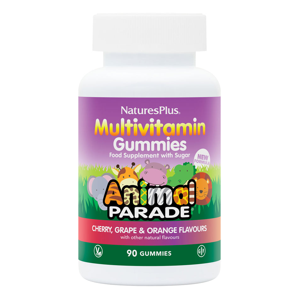 Natures Plus Animal Parade Childrens Multivitamin 90 Vegan Gummies