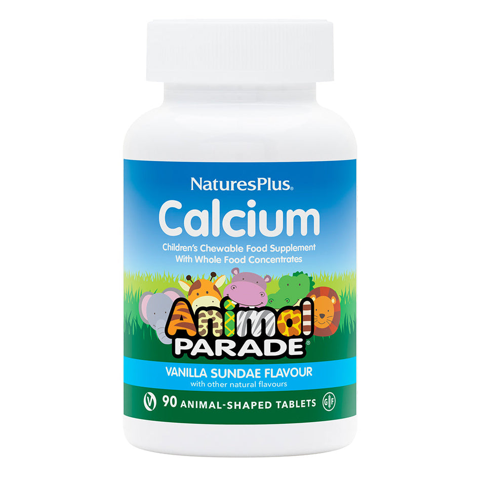 Natures Plus Animal Parade Childrens Calcium 90 Chewable Tablets