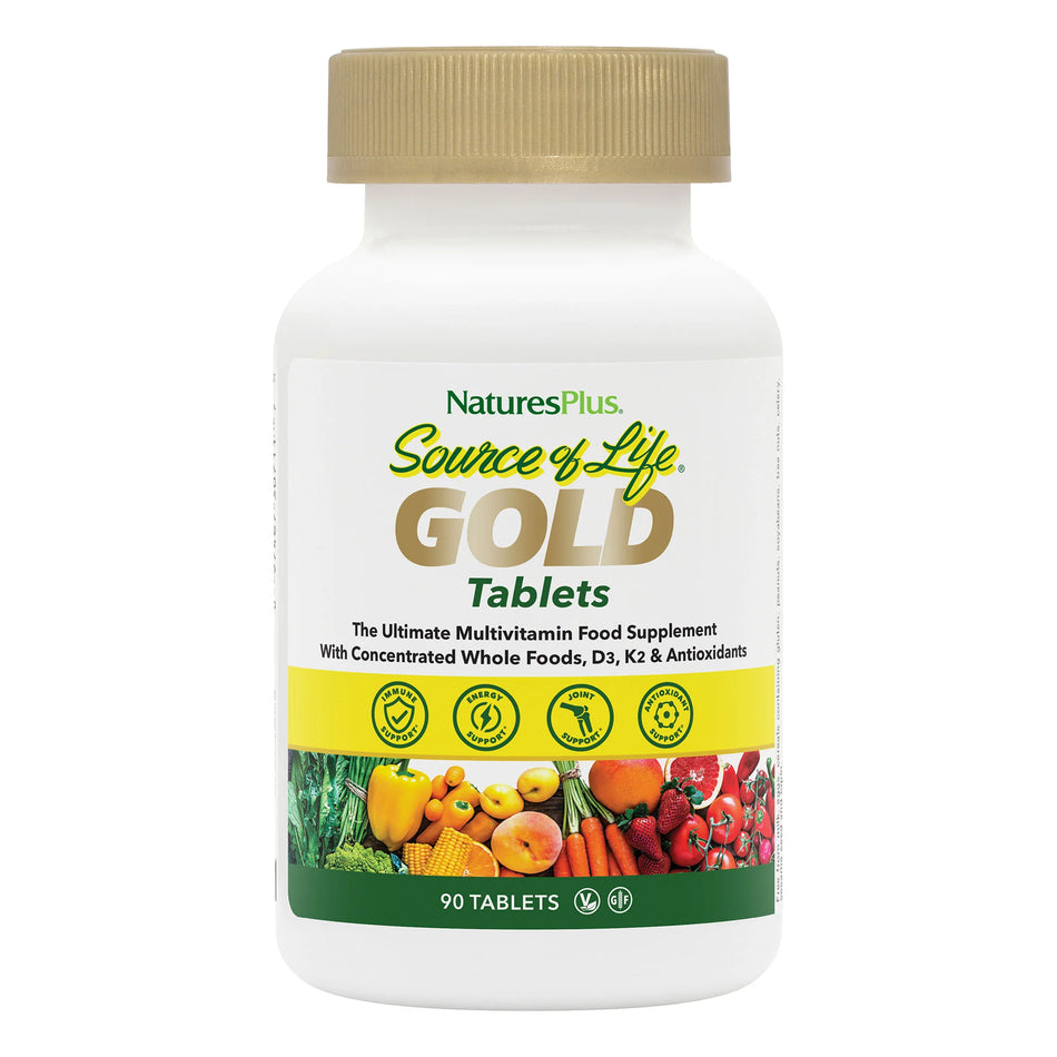 Natures Plus Source of Life Gold Multivitamin 90 Tablets