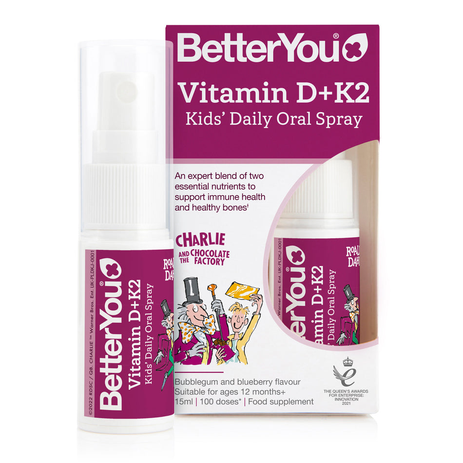 BetterYou Vitamin D+K2 Kids Daily Oral Spray