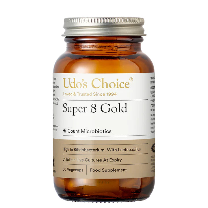 Udo's Choice Super 8 GolMicrobiotics 30 vegecaps