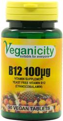 Veganicity - Vitamin B12 100ug