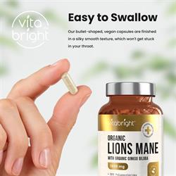 Vitabright - Organic Lions Mane &amp; Ginkgo