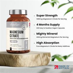 Vitabright - Magnesium Citrate 1480mg