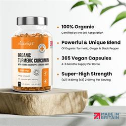 Vitabright - Organic Turmeric Curcumin 2160