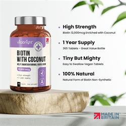 Vitabright - Biotin 12000ug